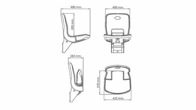 LINEA Series 101 Standard Model | Manufacturer of Stadium Seats - Seatium™